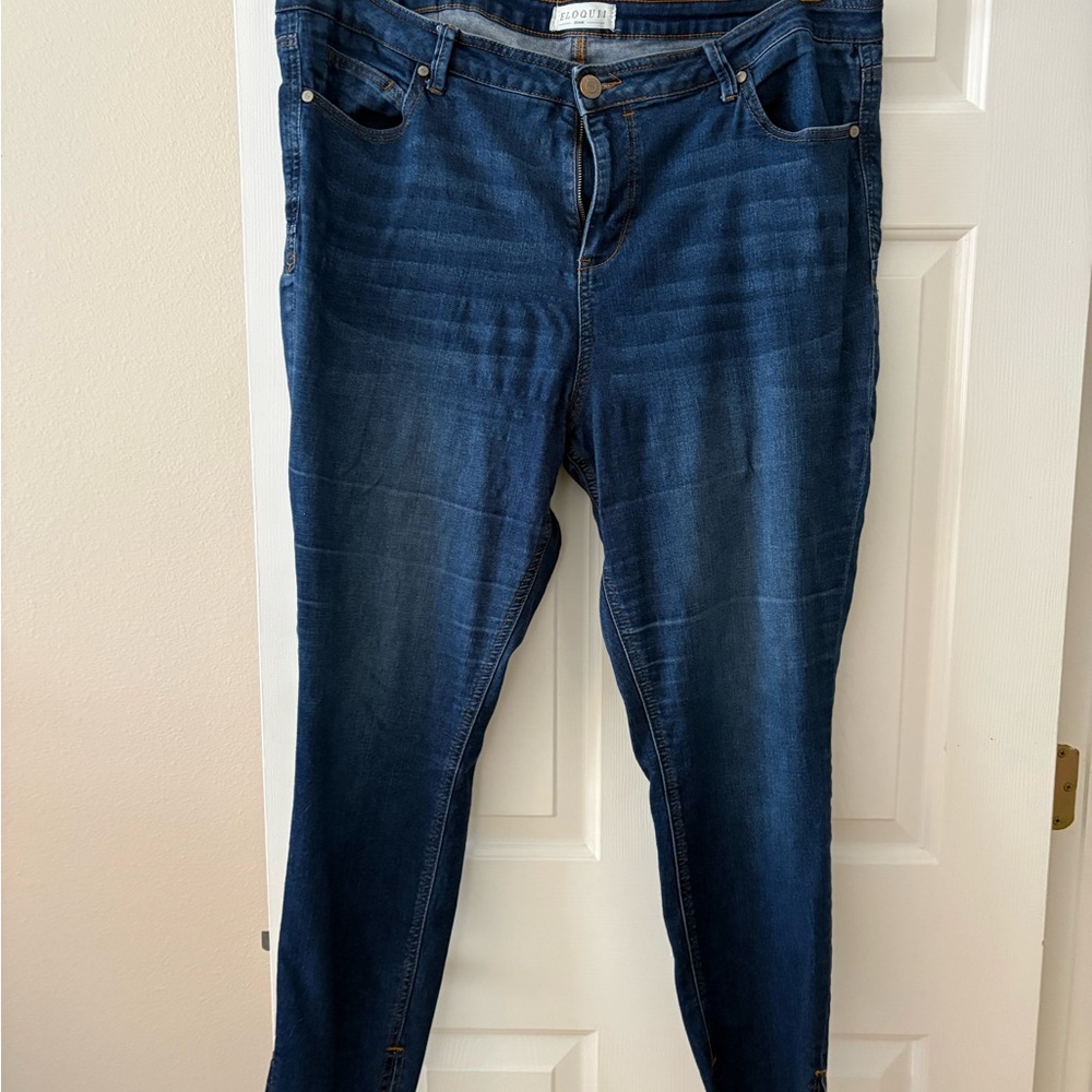Eloquii Dark Blue Skinny Jeans